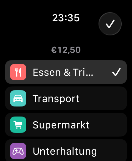 Kategorie wählen
