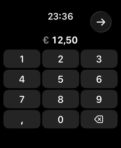 Toca el importe